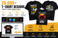 20,600 T-Shirt Designs Bundle (with Resell Rights!)