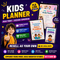 Kids Daily Planner & Reading Journal — Resell Ready