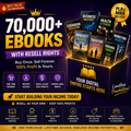 70,000+ eBooks Mega Bundle — Lifetime Resell Rights