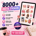 8,000+ Digital Planner Stickers — Full Resell License