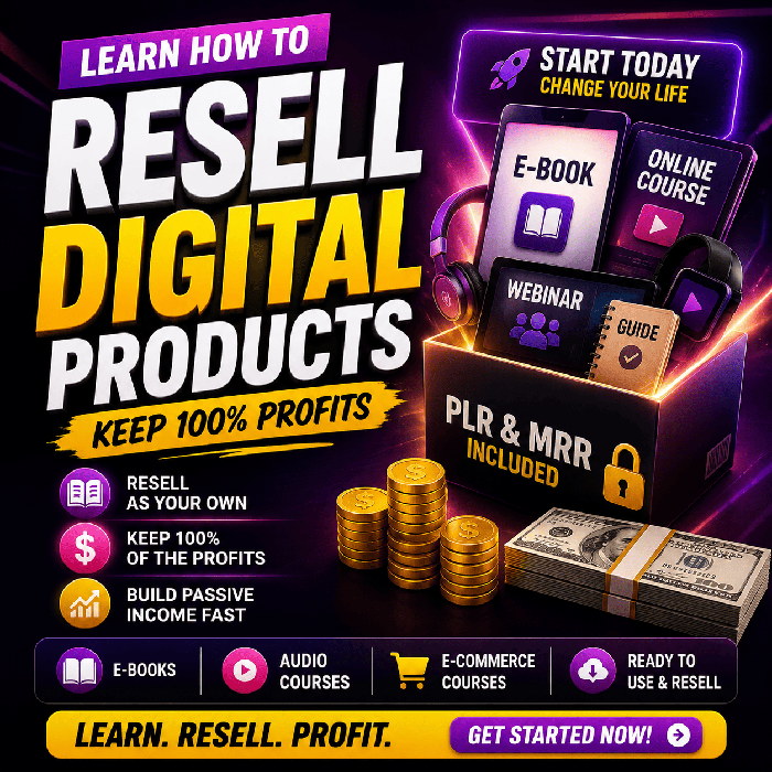 Digital Product Reselling Blueprint — Keep 100% Profits
